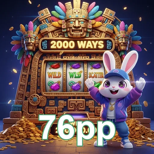 Logotipo da 76pp, plataforma VIP de cassino online com jogos emocionantes e bônus exclusivos.